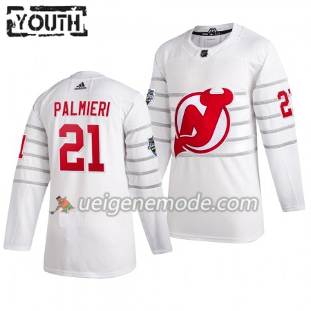Kinder New Jersey Devils Trikot Kyle Palmieri 21 Weiß Adidas 2020 NHL All-Star Authentic